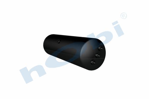 Air Tank, Ø246 L:804 Steel, MC Lt:35 Black (RAL9005)