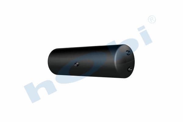 Air Tank, Ø246 L:824 Steel, UN Lt:37 Black (RAL9005)