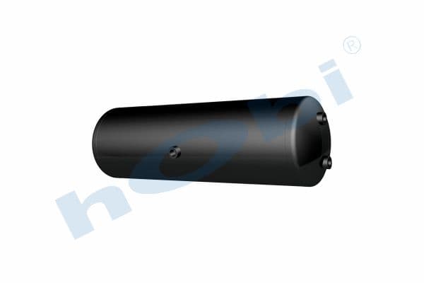 Air Tank, Ø246 L:807 Steel, UN Lt:37 Black (RAL9005)
