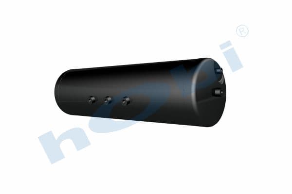 Air Tank, Ø246 L:838 Steel, UN Lt:38 Black (RAL9005)