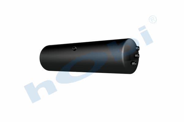 Air Tank, Ø246 L:915,5 Steel, MC Lt:40 Black (RAL9005)