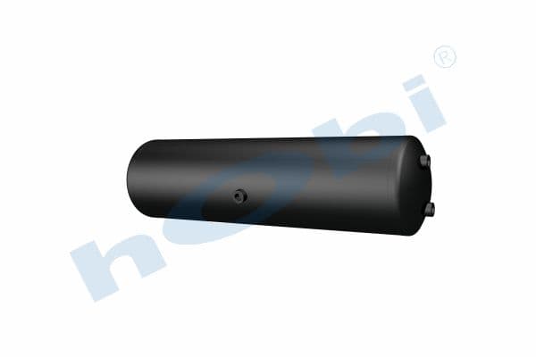 Air Tank, Ø246 L:912 Steel, UN Lt:40 Black (RAL9005)