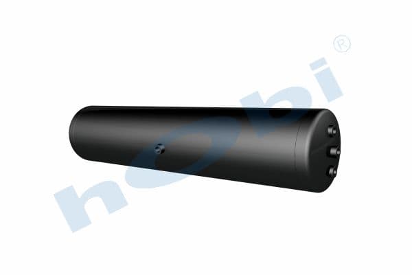 Air Tank, Ø246 L:1133 Steel, MC Lt:50 Black (RAL9005)
