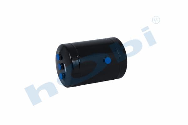 Air Tank, Ø276 L:390 Steel, MC Lt:20 Black (RAL9005)