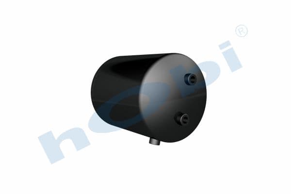 Air Tank, Ø276 L:397 Steel, SC Lt:20 Black (RAL9005)