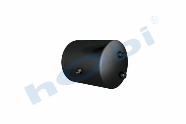 Air Tank, Ø276 L:386 Steel, UN Lt:20 Black (RAL9005)