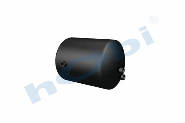 Air Tank, Ø276 L:396 Steel, UN Lt:20 Black (RAL9005)