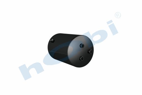 Air Tank, Ø276 L:464 Steel, UN Lt:25 Black (RAL9005)