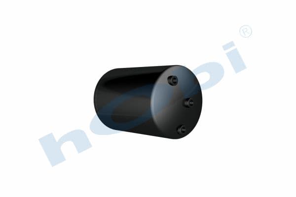 Air Tank, Ø276 L:446 Steel, VL Lt:25 Black (RAL9005)