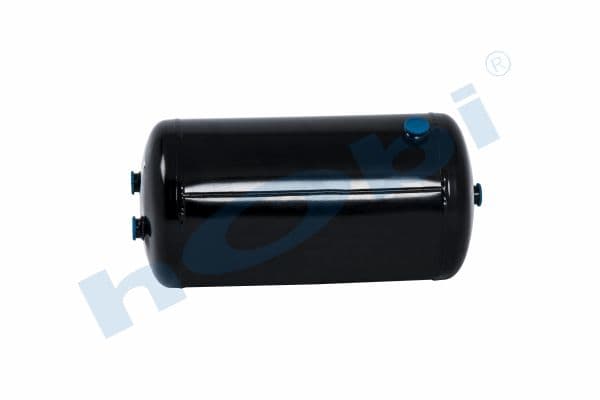 Air Tank, Ø276 L:547 Steel, VL Lt:30 Black (RAL9005)