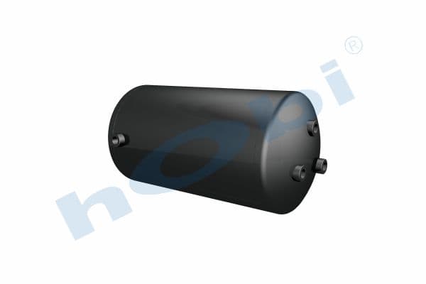 Air Tank, Ø276 L:547 Steel, UN Lt:30 Black (RAL9005)