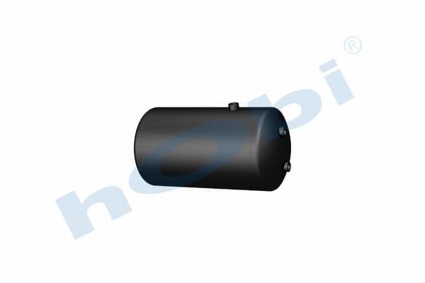 Air Tank, Ø276 L:534 Steel, UN Lt:30 Black (RAL9005)