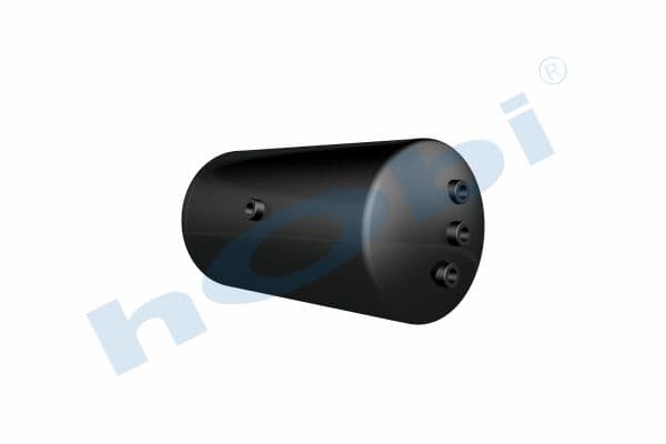 Air Tank, Ø276 L:568 Steel, MC Lt:30 Black (RAL9005)