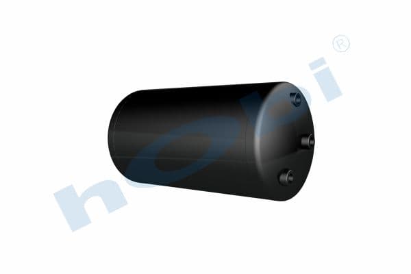 Air Tank, Ø276 L:561 Steel, DF Lt:30 Black (RAL9005)
