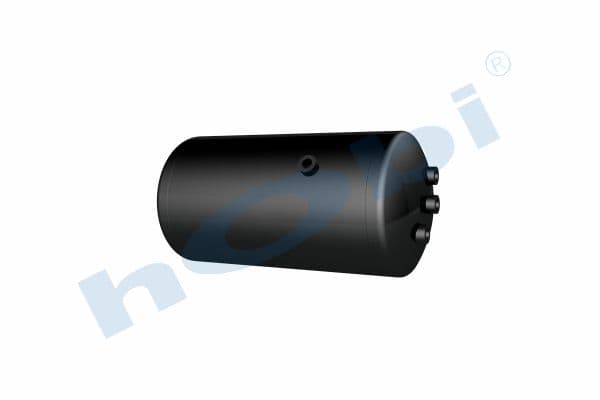 Air Tank, Ø276 L:567 Steel, MC Lt:30 Black (RAL9005)