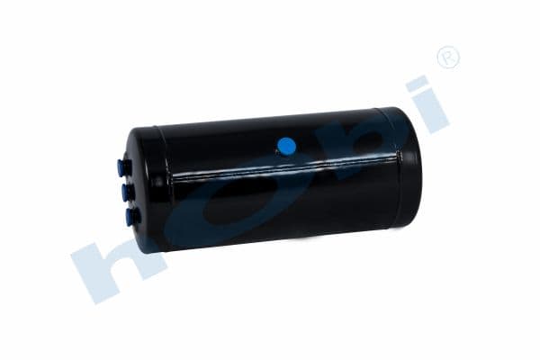 Air Tank, Ø276 L:646 Steel, MC Lt:35 Black (RAL9005)