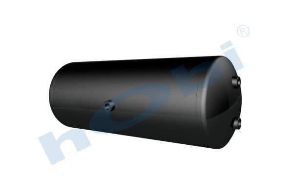 Air Tank, Ø276 L:727 Steel, UN Lt:40 Black (RAL9005)