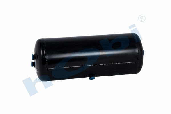 Air Tank, Ø276 L:717 Steel, UN Lt:40 Black (RAL9005)