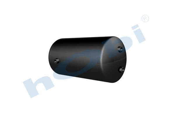 Air Tank, Ø276 L:547 Steel, DF Lt:30 Black (RAL9005)