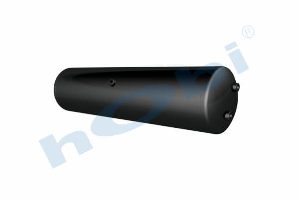 Air Tank, Ø276 L:1072 Steel, UN Lt:60 Black (RAL9005)
