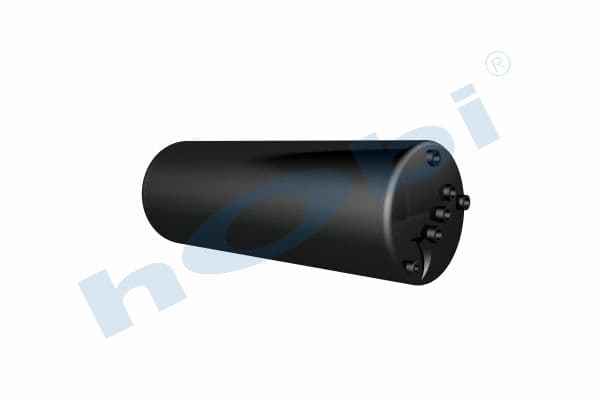 Air Tank, Ø285 L:830,5 Steel, UN Lt:50 Black (RAL9005)