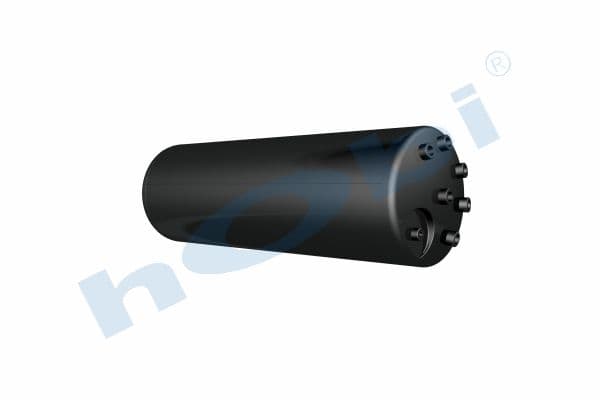 Air Tank, Ø285 L:864,7 Steel, UN Lt:55 Black (RAL9005)