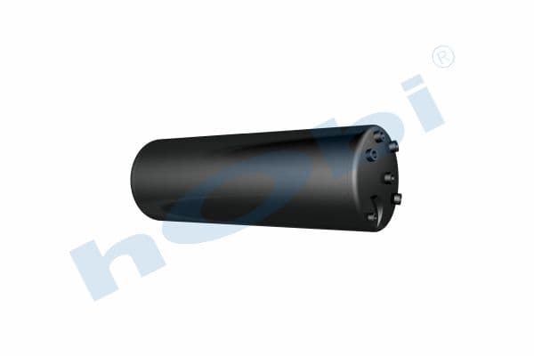 Air Tank, Ø285 L:858 Steel, UN Lt:55 Black (RAL9005)