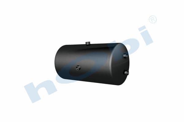 Air Tank, Ø300 L:581 Steel, UN Lt:36 Black (RAL9005)