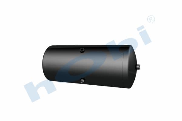 Air Tank, Ø300 L:706 Steel, UN Lt:45 Black (RAL9005)