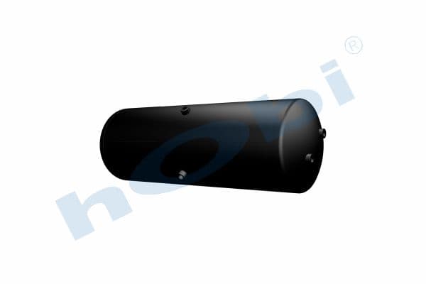 Air Tank, Ø300 L:884 Steel, UN Lt:60 Black (RAL9005)