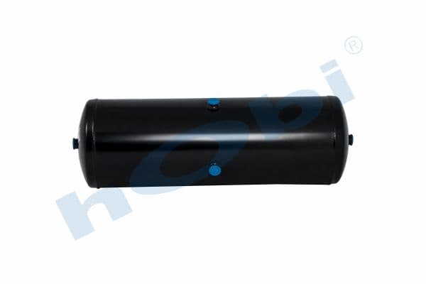 Air Tank, Ø300 L:911 Steel, UN Lt:60 Black (RAL9005)