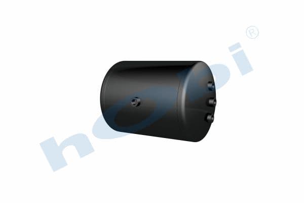 Air Tank, Ø310 L:445 Steel, MN Lt:30 Black (RAL9005)