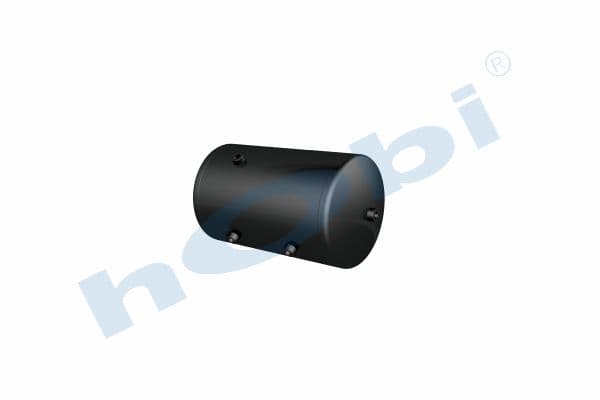 Air Tank, Ø310 L:543 Steel, SC Lt:36 Black (RAL9005)