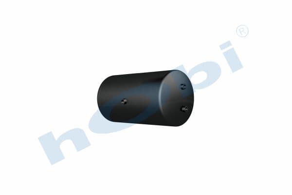 Air Tank, Ø310 L:597 Steel, UN Lt:40 Black (RAL9005)