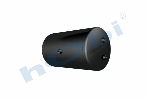 Air Tank, Ø310 L:557 Steel, UN Lt:40 Black (RAL9005)