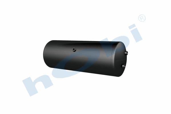 Air Tank, Ø310 L:867 Steel, DF Lt:60 Black (RAL9005)