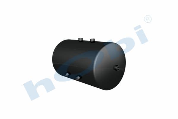 Air Tank, Ø320 L:570 Steel, RN Lt:40 Black (RAL9005)
