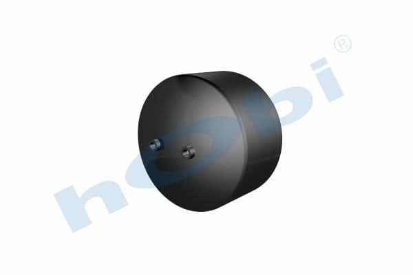 Air Tank, Ø396 L:321 Steel, MN Lt:30 Black (RAL9005)