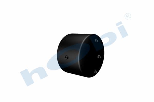 Air Tank, Ø396 L:383 Steel, VL Lt:39 Black (RAL9005)