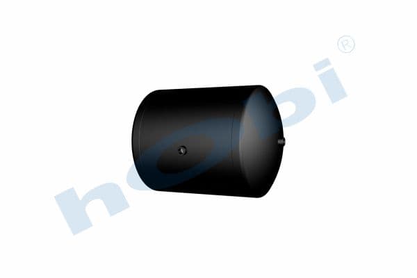 Air Tank, Ø396 L:542 Steel, UN Lt:60 Black (RAL9005)
