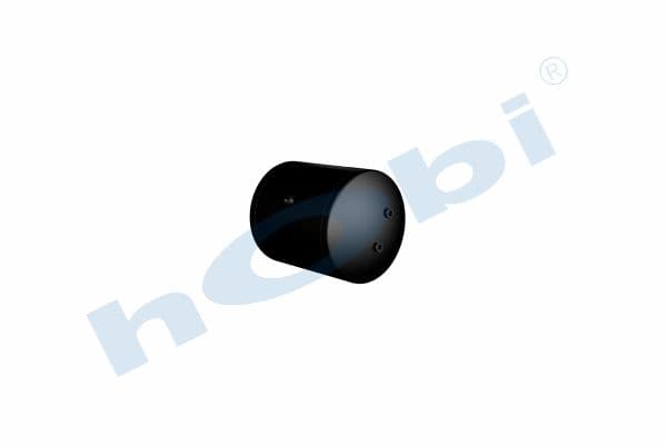 Air Tank, Ø396 L:537 Steel, UN Lt:60 Black (RAL9005)