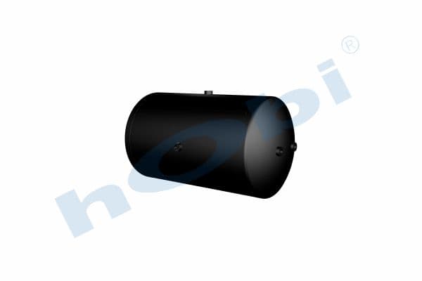 Air Tank, Ø396 L:722 Steel, UN Lt:80 Black (RAL9005)