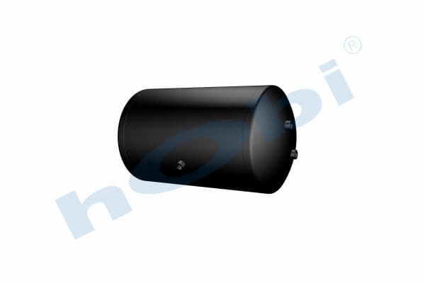 Air Tank, Ø396 L:702 Steel, UN Lt:80 Black (RAL9005)