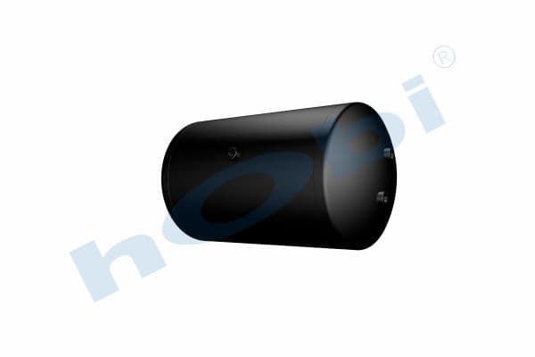 Air Tank, Ø396 L:712 Steel, UN Lt:80 Black (RAL9005)