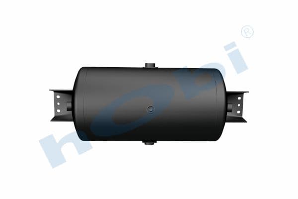 Air Tank, Ø300 L:621 Steel, Cover With Bracket, UN Lt:50 Black (RAL9005)