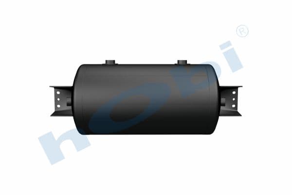 Air Tank, Ø300 L:622 Steel, Cover With Bracket, UN Lt:50 Black (RAL9005)