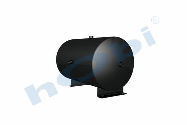 Air Tank, Ø396 L:722 Steel, Body With Bracket, UN Lt:80 Black (RAL9005)
