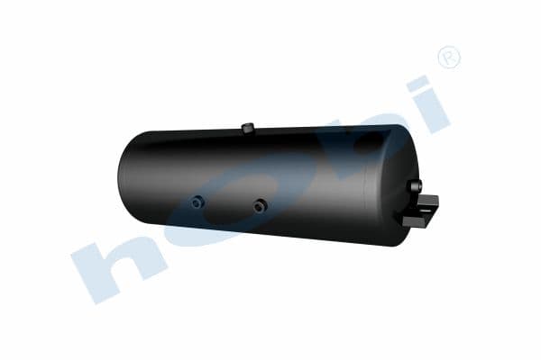 Air Tank, Ø300 L:885 Steel, Cover With Bracket, Lt:60 Black (RAL9005)