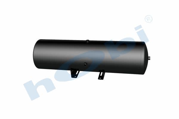 Air Tank, Ø310 L:1134 Steel, Body With Bracket, Lt:80 Black (RAL9005)