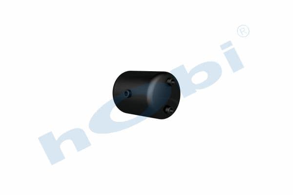 Air Tank, Ø206 L:287 Steel, Lt:8,5 Black (RAL9005)
